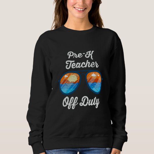 Preschool kindergarten educator off duty teacher sweatshirt (Vorderseite)