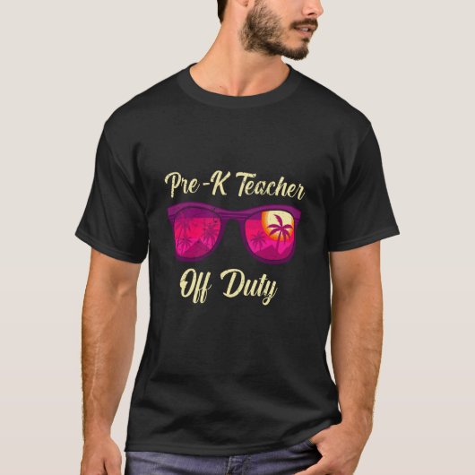 Preschool kindergarten educator off duty teacher   T-Shirt (Vorderseite)