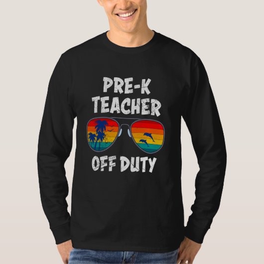 Preschool kindergarten educator off duty teacher   T-Shirt (Vorderseite)