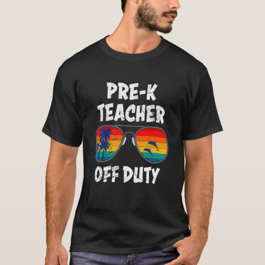 Preschool kindergarten educator off duty teacher   T-Shirt (Vorderseite)