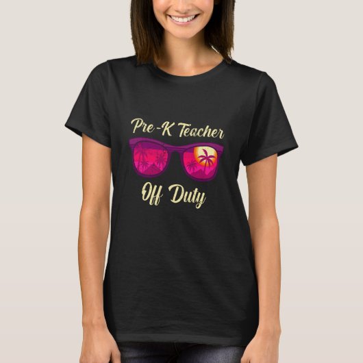 Preschool kindergarten educator off duty teacher T-Shirt (Vorderseite)