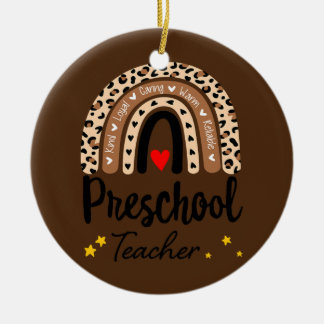 Preschool-Lehrer zurück zur Schulzeit Keramik Ornament