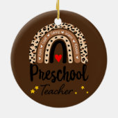Preschool-Lehrer zurück zur Schulzeit Keramik Ornament (Hinten)