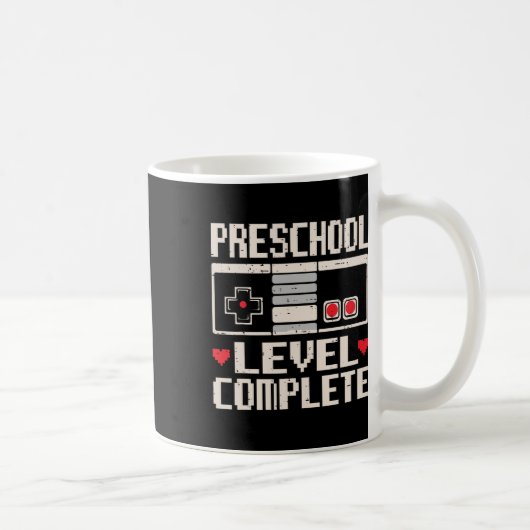 Preschool Level Complete Gamer Cl Of 2025 Graduati Kaffeetasse (Rechts)