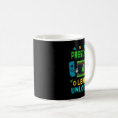 Preschool Level Unlocked Ck To School Pixel Art Ga Kaffeetasse (VorderseiteRechts)
