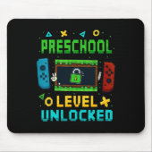 Preschool Level Unlocked Ck To School Pixel Art Ga Mousepad (Vorne)