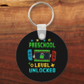 Preschool Level Unlocked Ck To School Pixel Art Ga Schlüsselanhänger (Vorderseite)