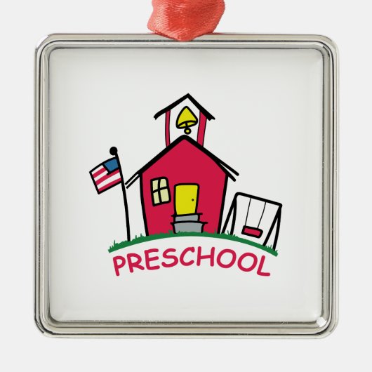 PRESCHOOL ORNAMENT AUS METALL (Vorne)