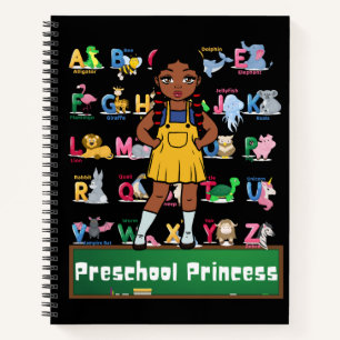 Preschool Princess Black Girl Magic Pre-K Notebook Notizblock