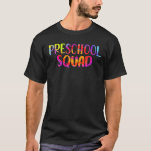 Preschool Squad Lehrerin Funny von hinten in die S T-Shirt