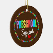 Preschool Squad Teacher zurück zur Schule Keramik Ornament (Rechts)
