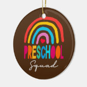 Preschool Squad Teacher zurück zur Schule Keramik Ornament (Links)
