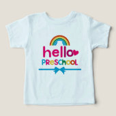 Preschool T-shirt - First Day Preschool T-shirts (Design Vorderseite)