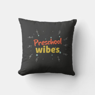Preschool Teacher ,back to school  T-Shirt Throw P Kissen