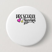 Preschool Teacher TShirt Button (Vorderseite)