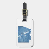 Prescott Arizona Holzkörner Gepäckanhänger (Vorderseite vertikal)