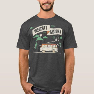 Prescott Arizona Vintages Retro-WüstenSouvenir T-Shirt