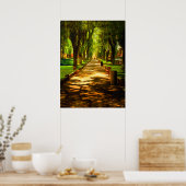 Prescott Courthouse (Plaza Spaziergang) Poster (Küche)