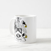 Prescott-Familienwappen Kaffeetasse (Vorderseite Links)