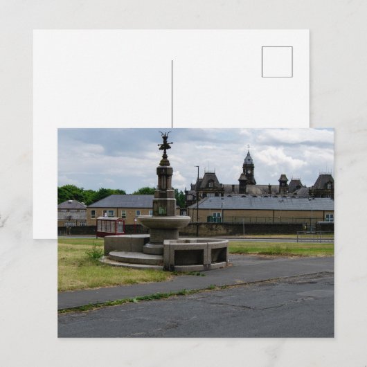 Prescott Fountain, Halifax Postkarte (Vorne/Hinten)