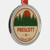 Prescott National Forest Ornament Aus Metall (Rechts)