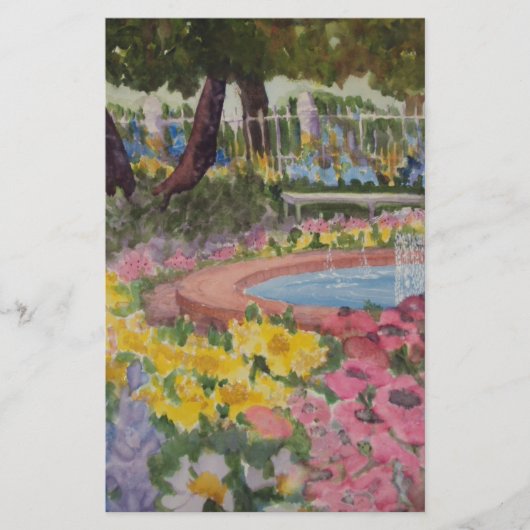 Prescott Park Garden Poppies Portsmouth NH Briefpapier (Vorderseite)