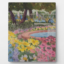 Prescott Park Garden Poppies Portsmouth NH Fotoplatte