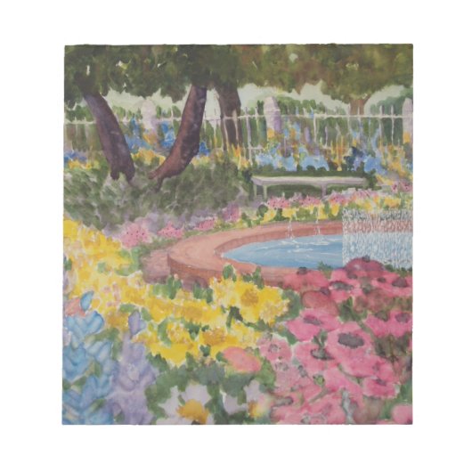 Prescott Park Garden Poppies Portsmouth NH Notizblock (Vorderseite)