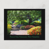 Prescott Park Gardens, Portsmouth, NH Postcard Postkarte (Vorderseite)
