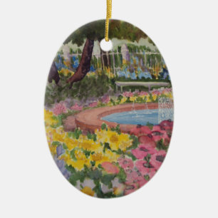 Prescott-Park-Klatschmohn Portsmouth NH Keramikornament