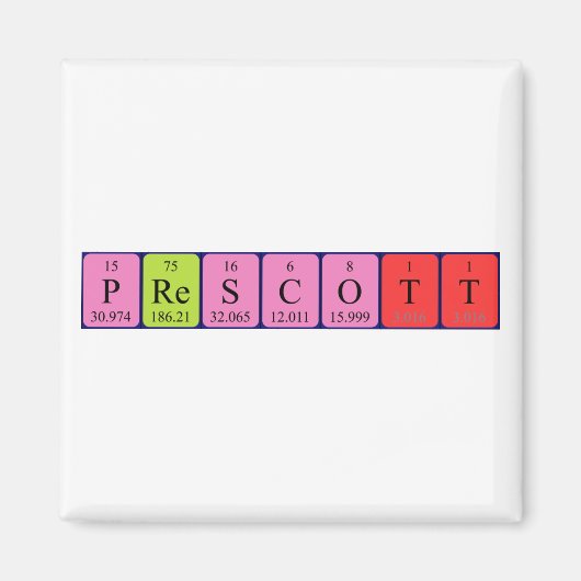 Prescott-Periodenmagnet Magnet (Vorne)