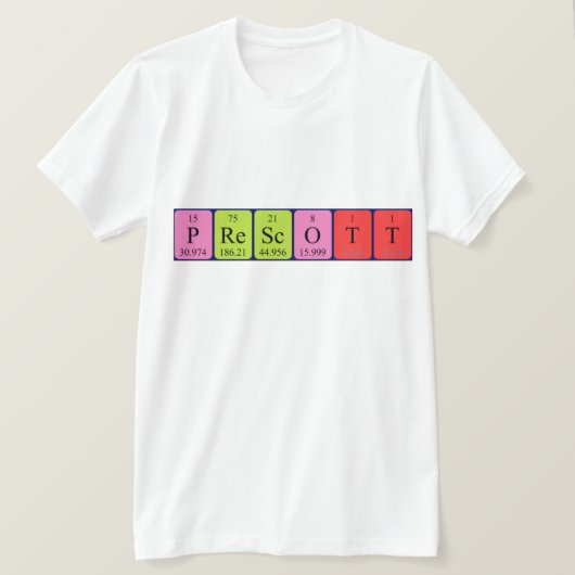 Prescott Periodenname Shirt (Design vorne)