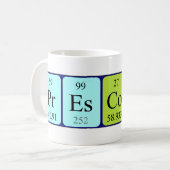 Prescott Periodenname Tasse (Vorderseite Links)