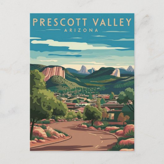 Prescott Valley, Arizona Postkarte (Vorderseite)