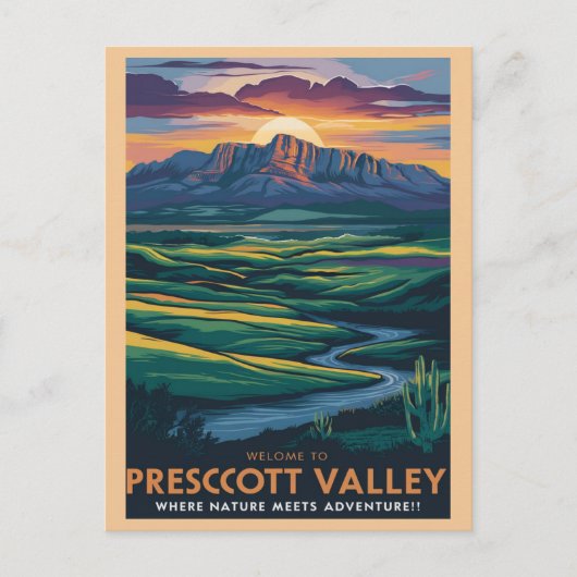 Prescott Valley, Arizona Postkarte (Vorderseite)