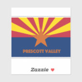 Prescott Valley Aufkleber (Blatt)