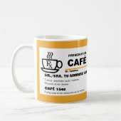 Prescripción de Café taza Kaffeetasse (Links)