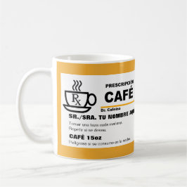 Prescripción de Café taza Kaffeetasse