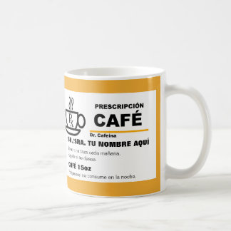 Prescripción de Café taza Kaffeetasse