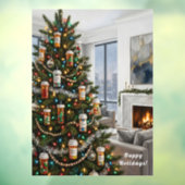 Prescription Bottle Tree Medical Holiday Fensteraufkleber (Blatt 3)