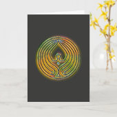 PRESENCE - ANGEL - MASTERY - LIFE ART CARD KARTE (Gelbe Blume)