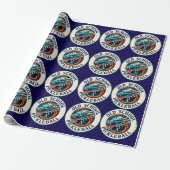 Present wrapping paper DragonX Pickleball team Geschenkpapier (Ungerollt)