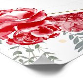 Presentación 3 años Foto Begrüßung Signatur Butter Poster (Ecke)