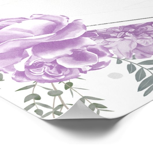 Presentación 3 años Foto Begrüßung Signatur Butter Poster (Ecke)