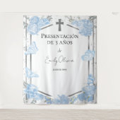 Presentación 3 años Hintergrund Butterflys Wandteppich (Vorderseite)