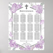 Presentación 3 años Seating Chart signieren Schmet Poster (Vorne)