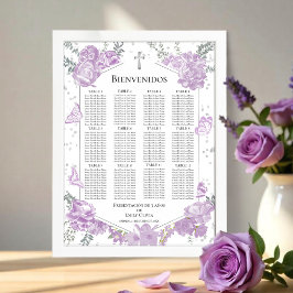 Presentación 3 años Seating Chart signieren Schmet Poster