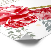 Presentación 3 años Seating Chart signieren Schmet Poster (Ecke)