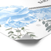 Presentación 3 años Welcome Sign Butterflys Poster (Ecke)