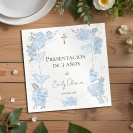 Presentación de 3 años Napkins Butterflys Serviette